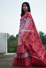 Load image into Gallery viewer, Konark Chakra Sambalpuri Cotton Saree | Urmiweaves
