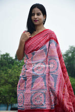 Load image into Gallery viewer, Konark Chakra Sambalpuri Cotton Saree | Urmiweaves
