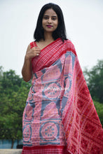 Load image into Gallery viewer, Konark Chakra Sambalpuri Cotton Saree | Urmiweaves
